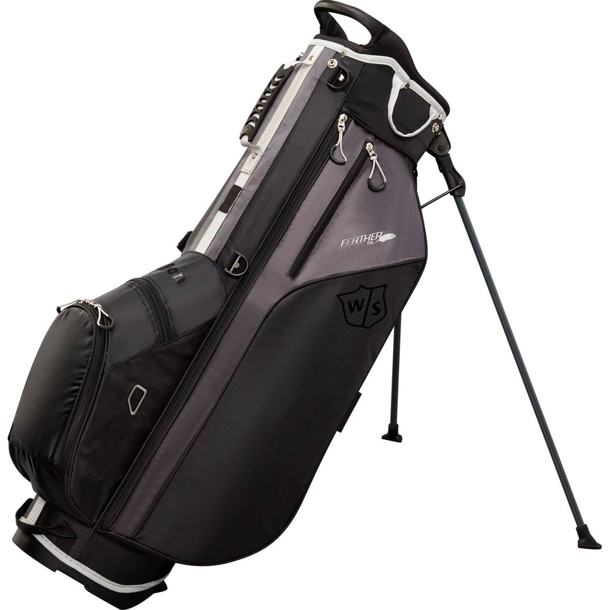 Wilson Staff Feather Bærebag - Black/Charcoal/Silver