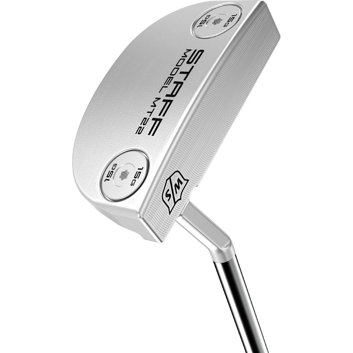 Wilson Staff Staff Model MT22 Slant Neck Herre Putter - Chrome - Højre - Str. 34" - Wilson Staff Deep Etched (2023) Standard Grå