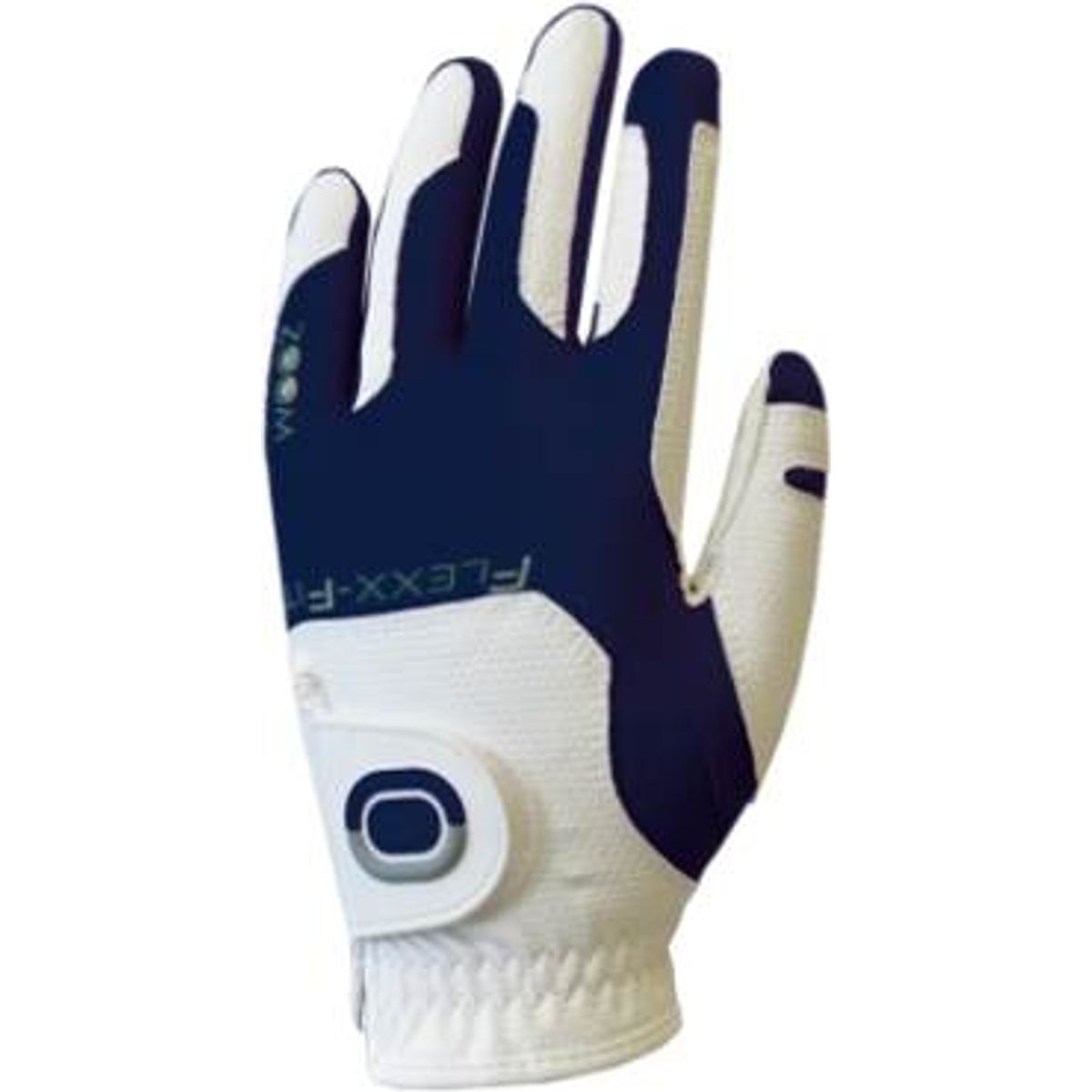 Zoom All Weather Syntetisk Herre Golfhandske - White/Navy - Venstre - Str. Onesize