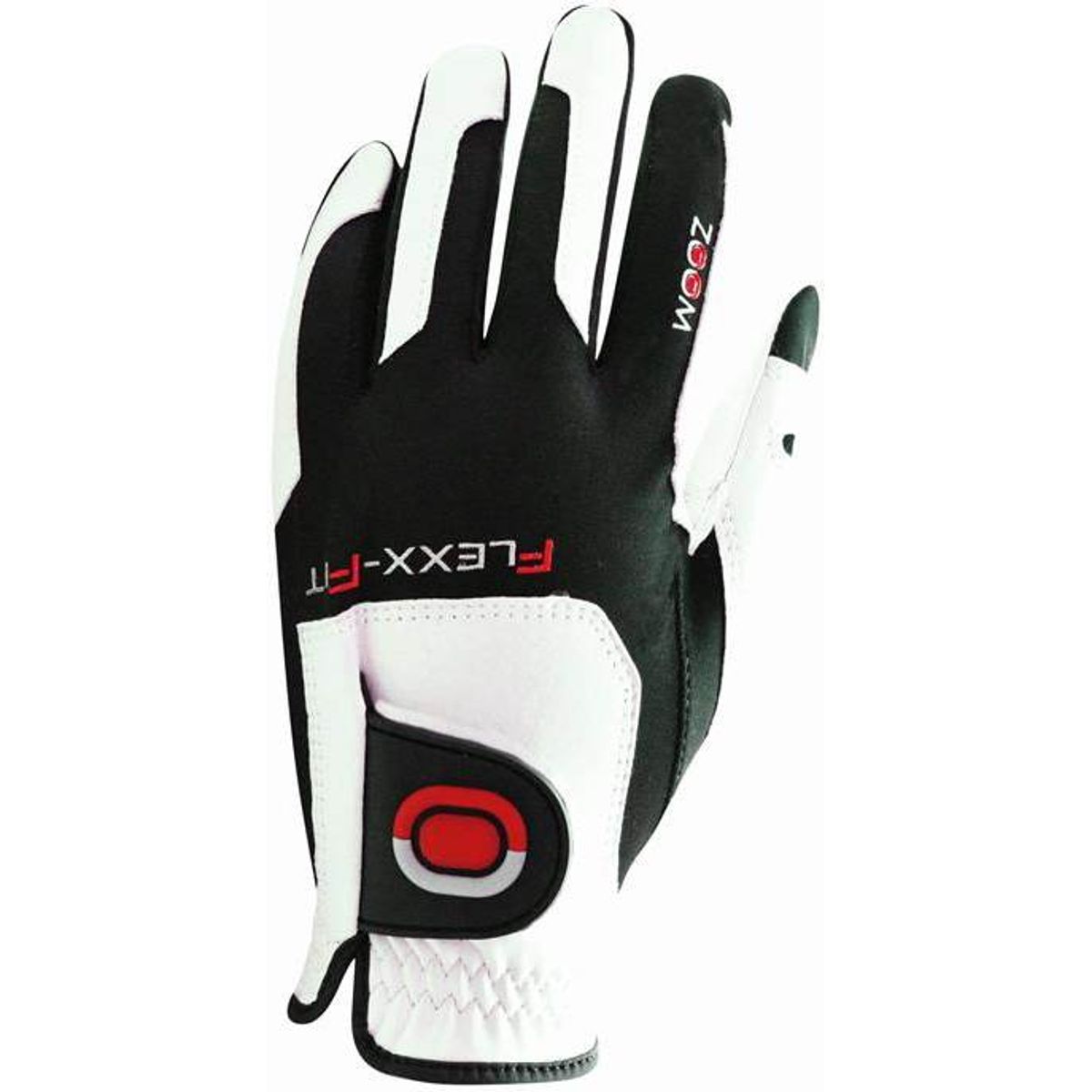 Zoom Tour Syntetisk Herre Golfhandske - White/Black/Red - Højre - Str. Onesize