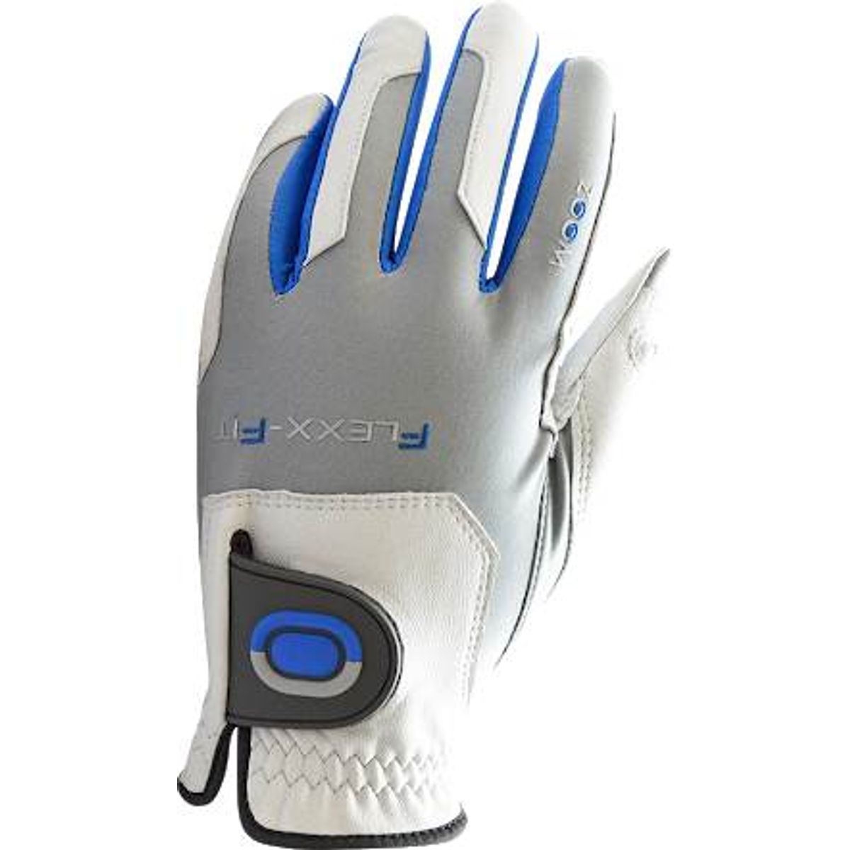 Zoom Tour Syntetisk Herre Golfhandske - White/Silver/Blue - Venstre - Str. Onesize