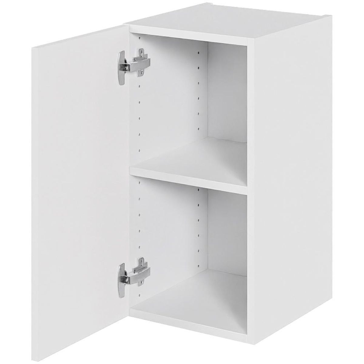 Multi-Living Køkken overskab i Malet Hvid Front lav H: 57,6 cm D: 34,0 cm - 1 låge inklusiv 1 hylde - Bredde: 30 cm