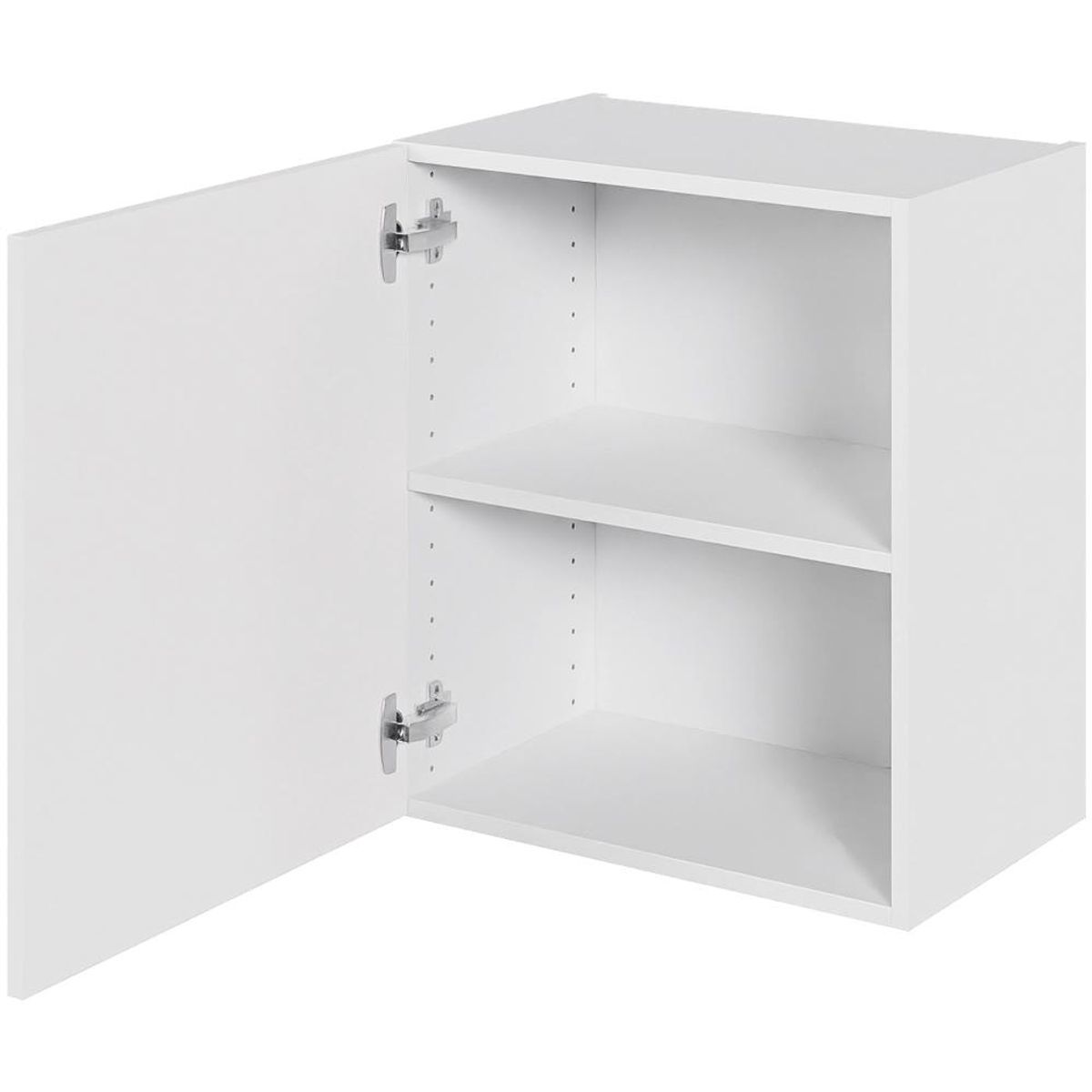 Multi-Living Køkken overskab i Malet Hvid Front lav H: 57,6 cm D: 34,0 cm - 1 låge inklusiv 1 hylde - Bredde: 50 cm