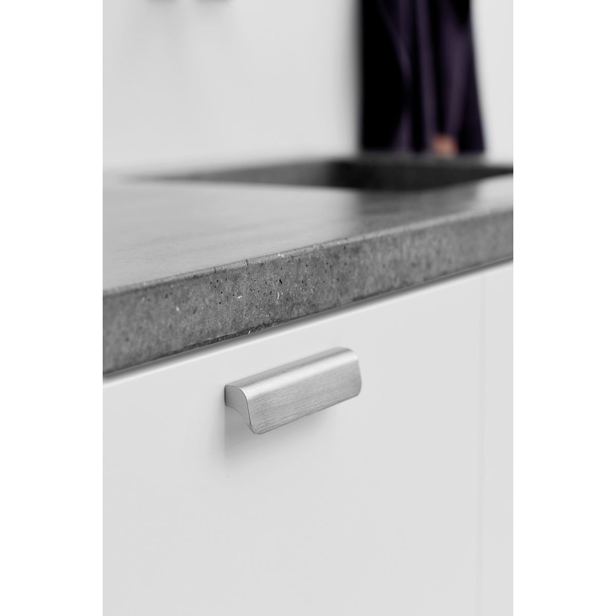 Furnipart - Fall Handle - greb i aluminium