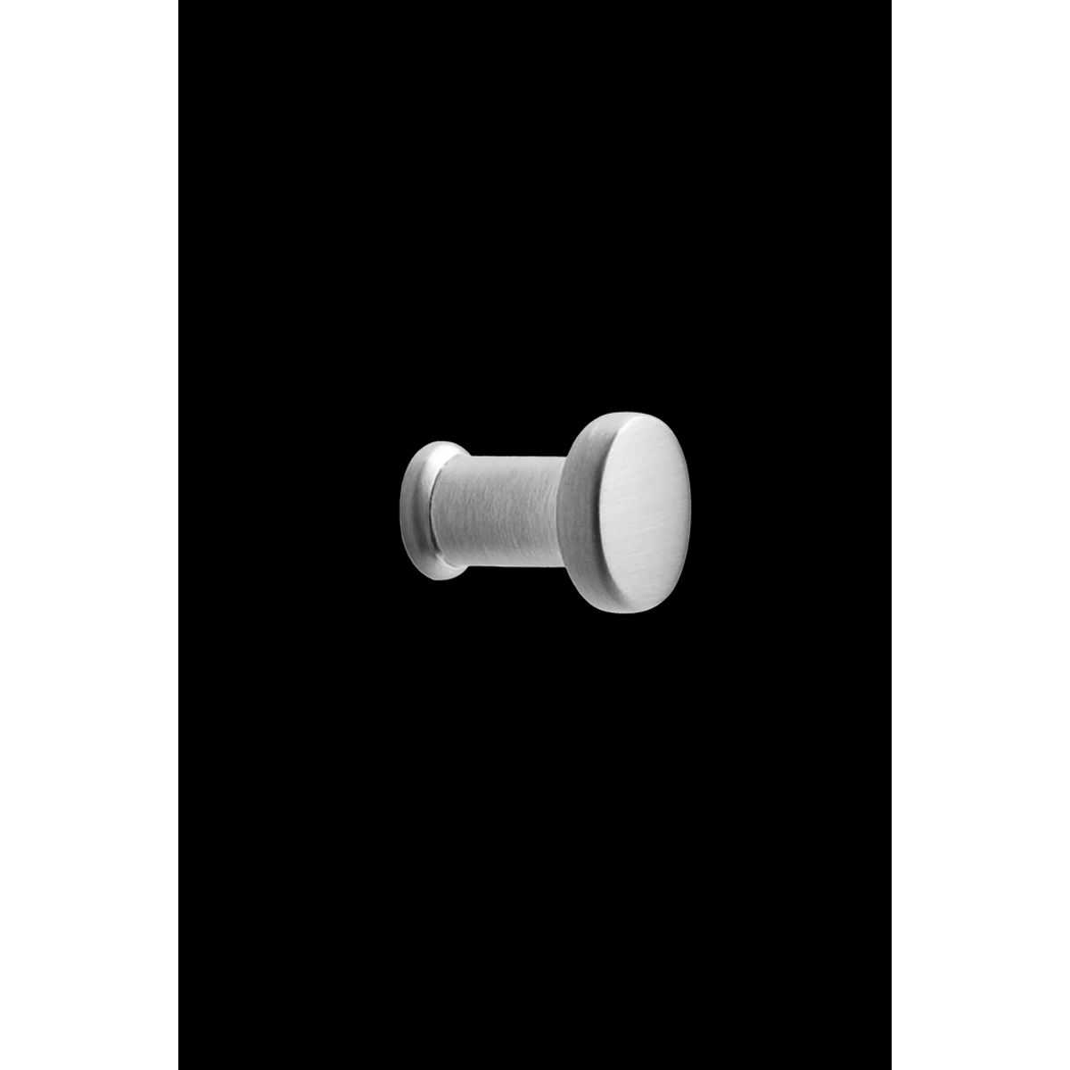 Furnipart - Gate Knob - greb i Zink Inox look H22,8mm Ø18,2mm