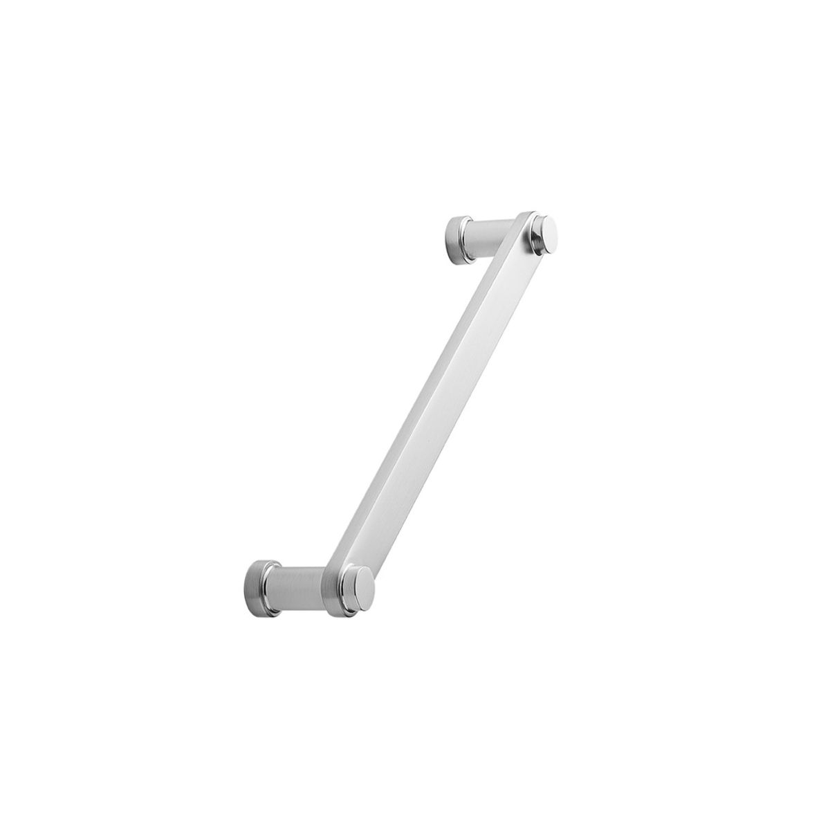 Furnipart - Pillar Handle - greb i zink inox look CC160mm L175mm B15mm H32,5mm