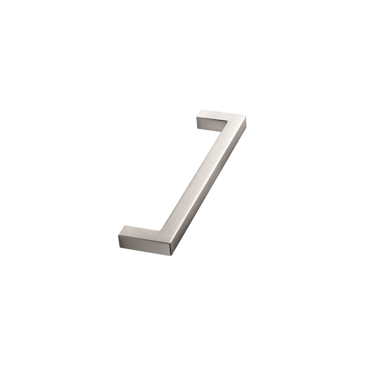 Furnipart - Square 10 Zamac - greb i zink inox look CC128mm L138mm B10mm H32mm