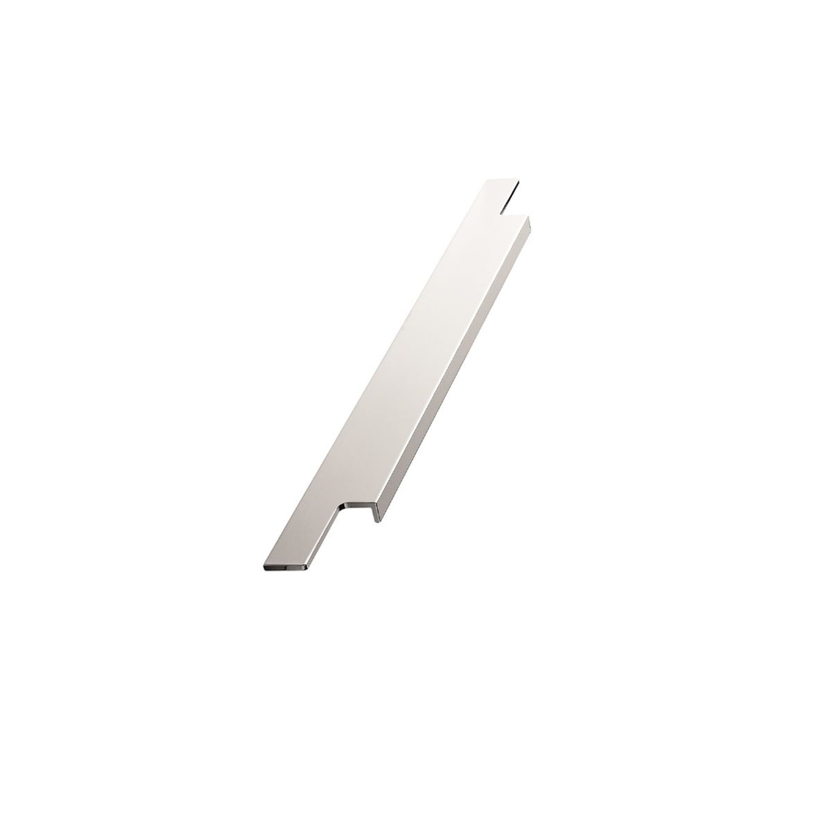 Furnipart - Trim - greb i aluminium blank krom L445mm B38mm H13mm