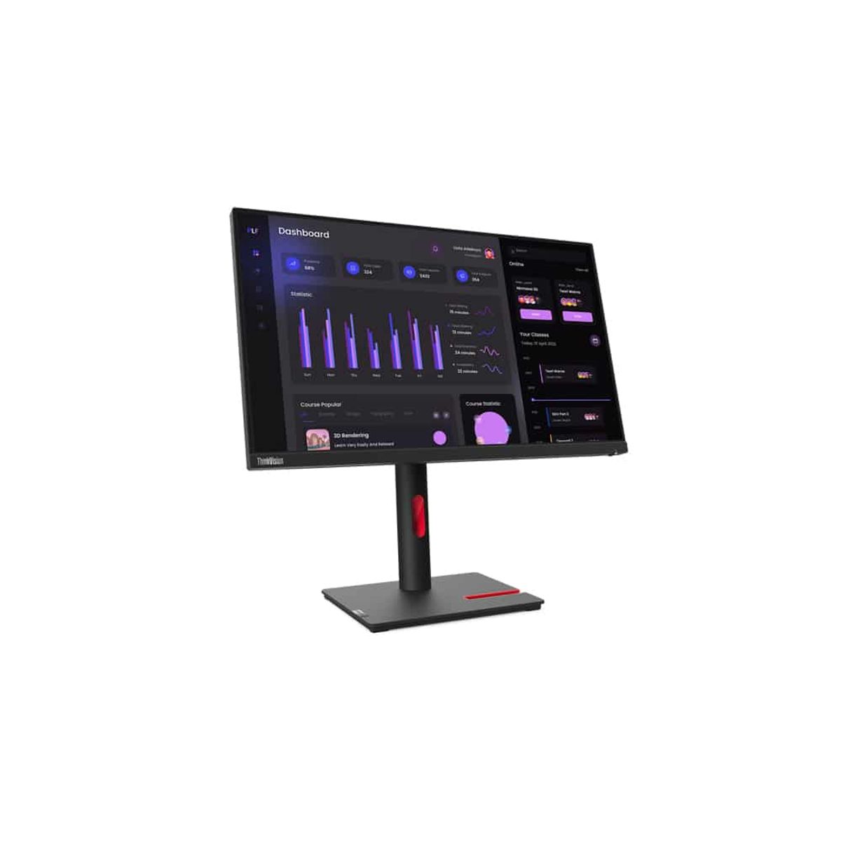 Lenovo Lenovo ThinkVision T24i-30 LED display 60,5 cm (23.8") 1920 x 1080 pixel Fuld HD Sort