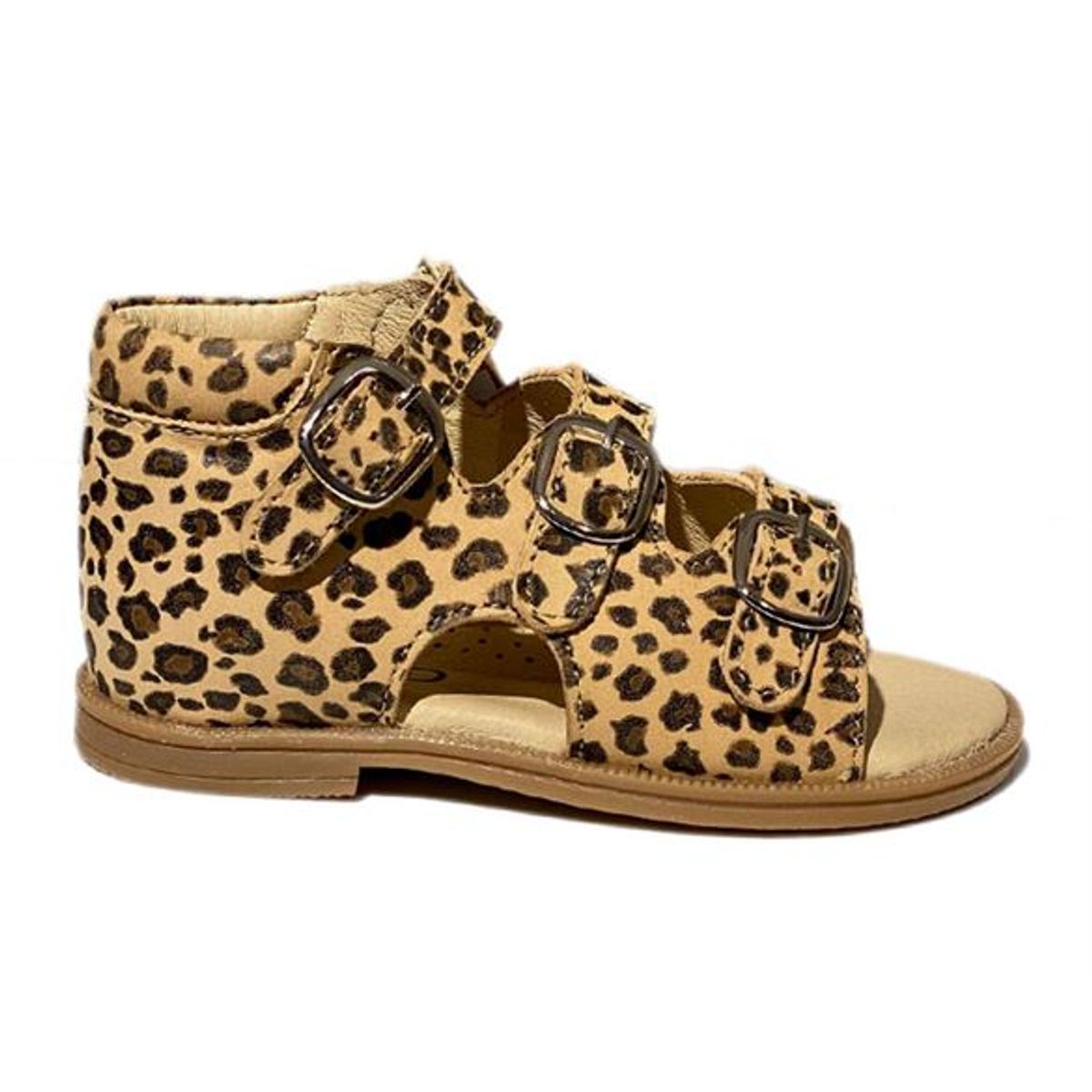 Sandal 'ala BabyBotte', lys leopard