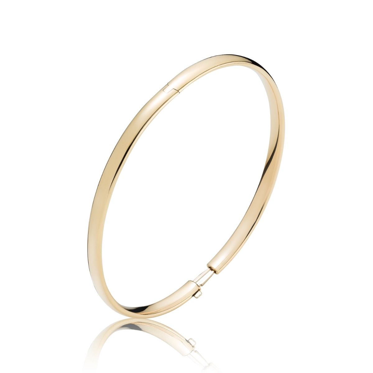 American 3,0/60 Mm 14 Karat Guld Armring fra BNH