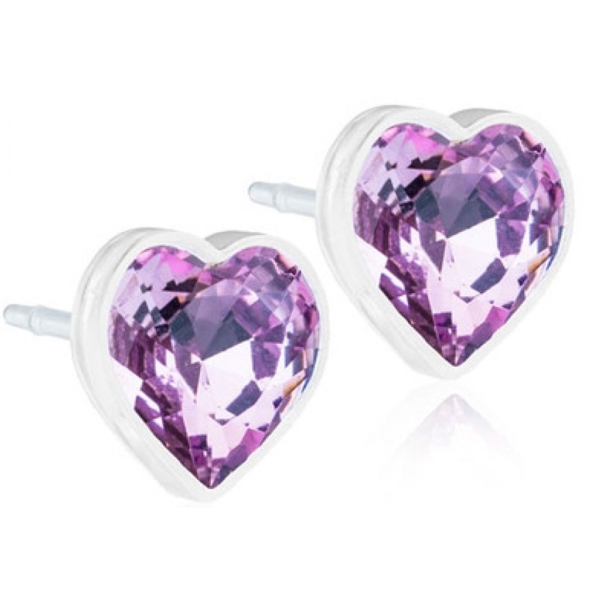 Blomdahl Heart Light Amethyst 6 mm