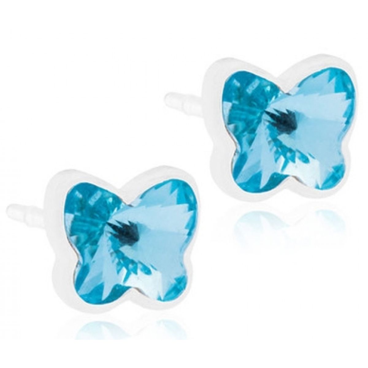 Blomdahl Butterfly Aquamarine 5 mm