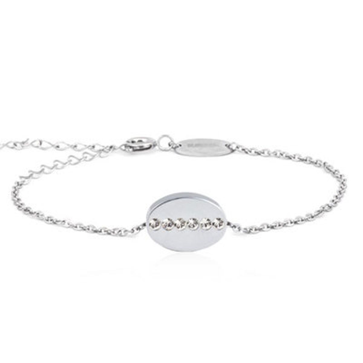 Blomdahl Brilliance Oval Oblong Rustfri Stål Armbånd