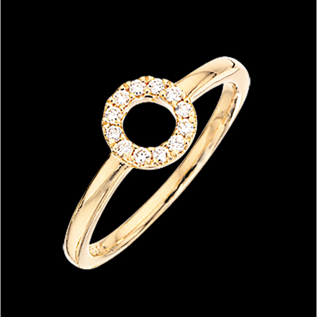 14 Karat Guld Ring fra Scrouples med Diamanter 0,11 Carat W/VS