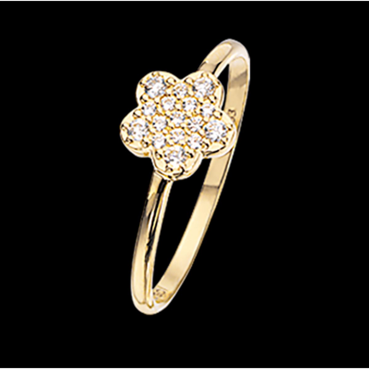 Scrouples Blomst 8 Karat Guld Ring 709853