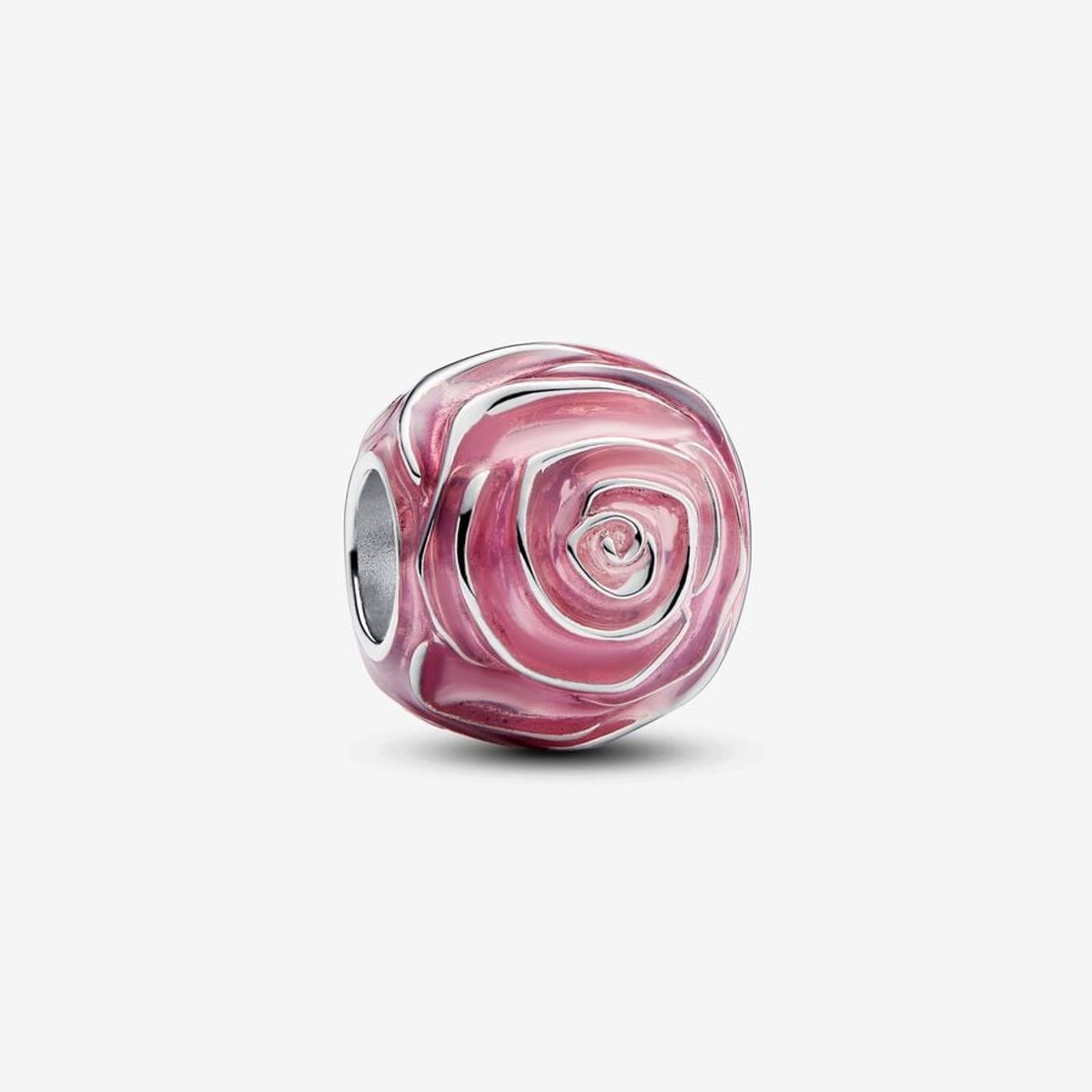 Pandora Moments Rose In Bloom Sterling Sølv Charm