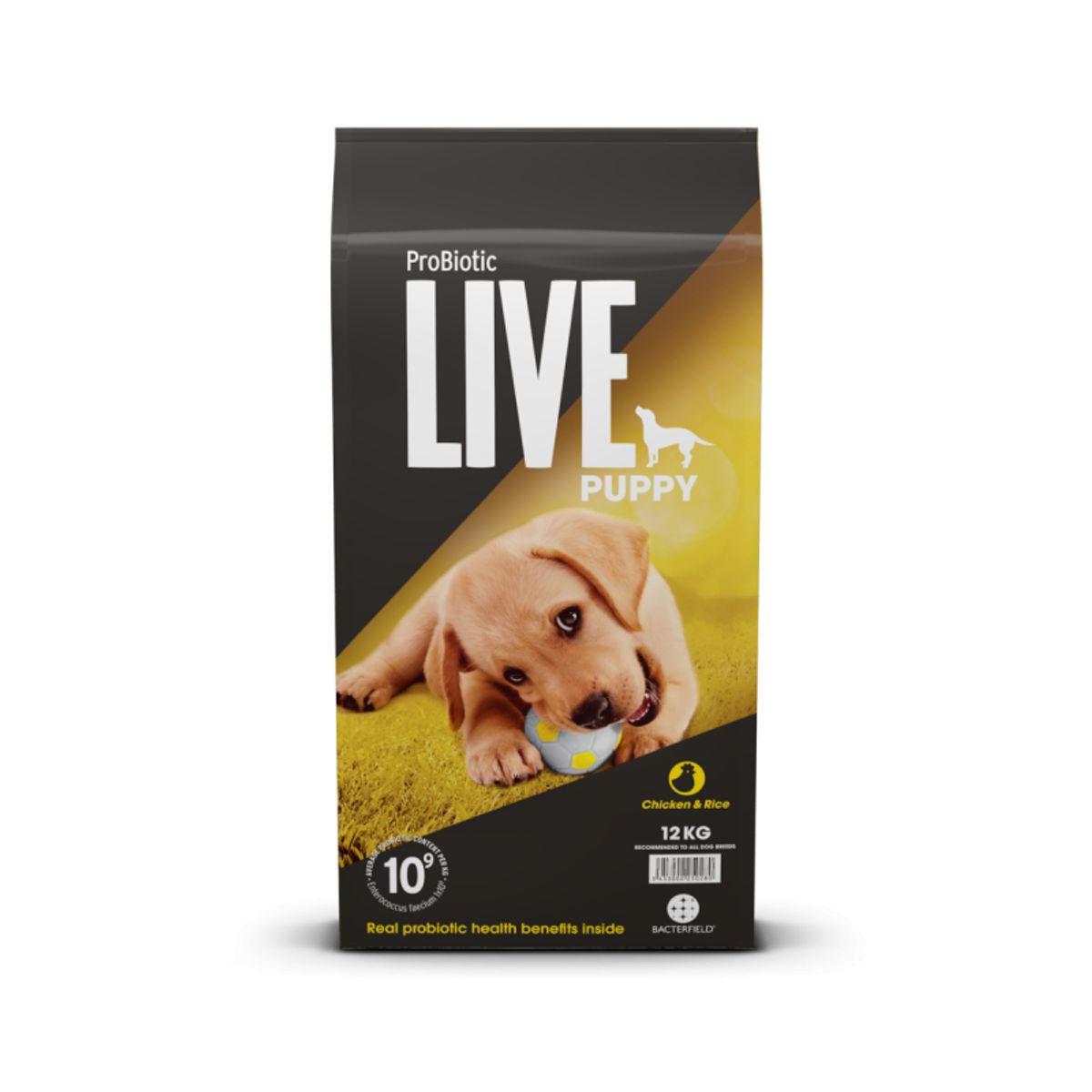 12 kg. ProBiotic LIVE Puppy - hvalpefoder med Kylling