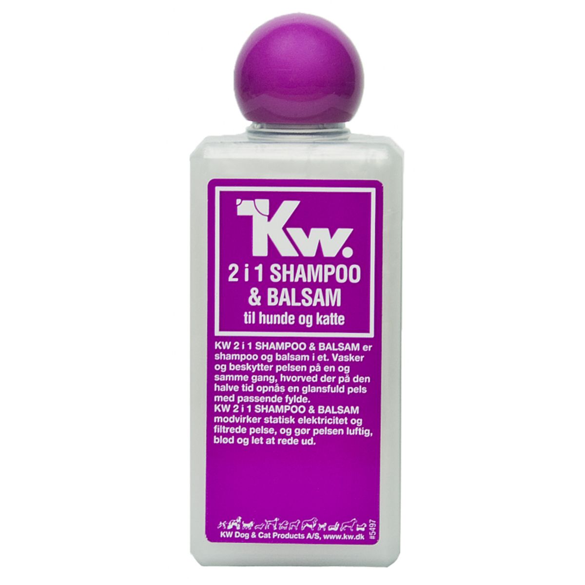 200 ml KW 2-i-1 shampoo og balsam