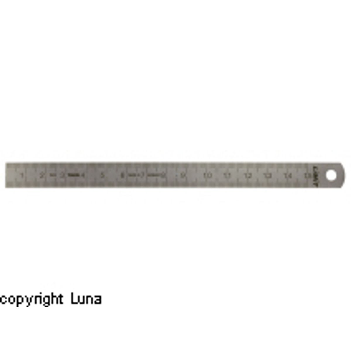 Limit rustfri Stållineal 150 mm