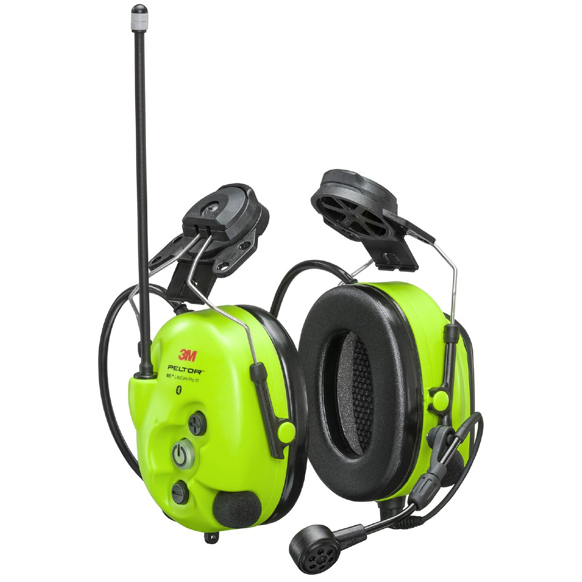 Peltor WS LiteCom III Hi-Viz høreværn t/hjelmmont.