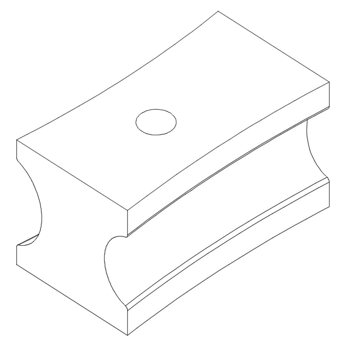 Glidesko 1'' W (diam. 25,4) x 1-1/4'' W (diam. 31,8) til BM 42 A / BM 60 A