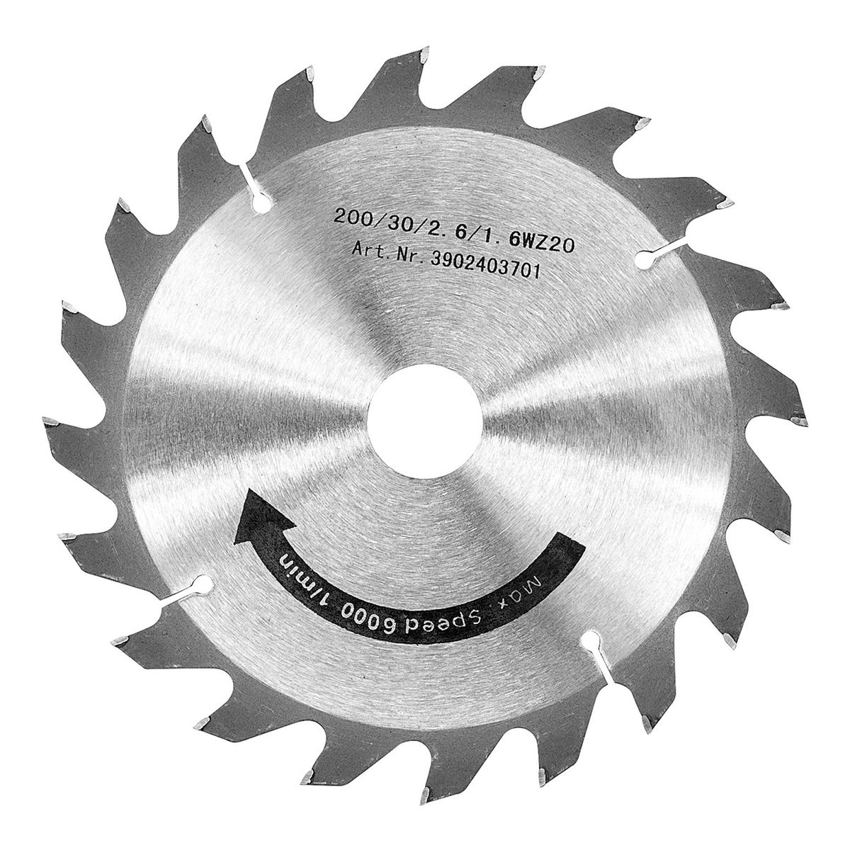 Carbide sawblade 200 x 3,0 x 30 mm