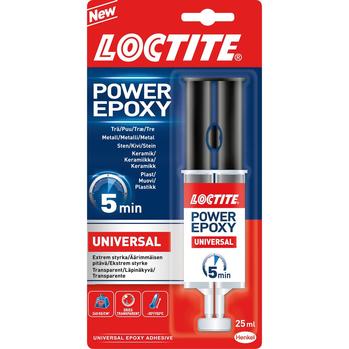 Power epoxy universal 5 min 25ml