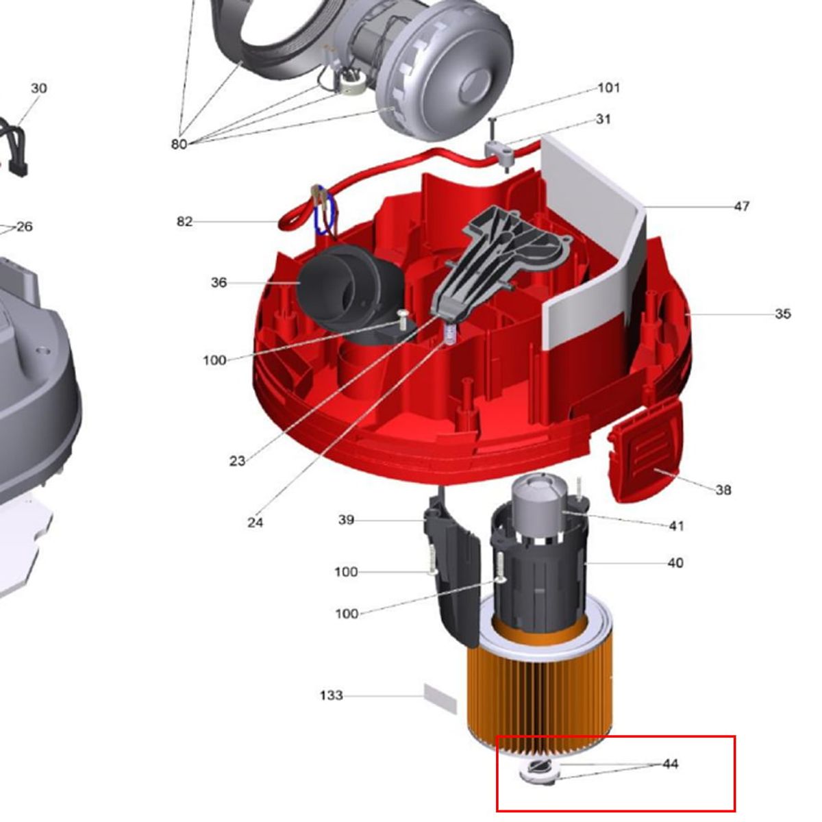 Starmix skrue til filter eCraft 1422