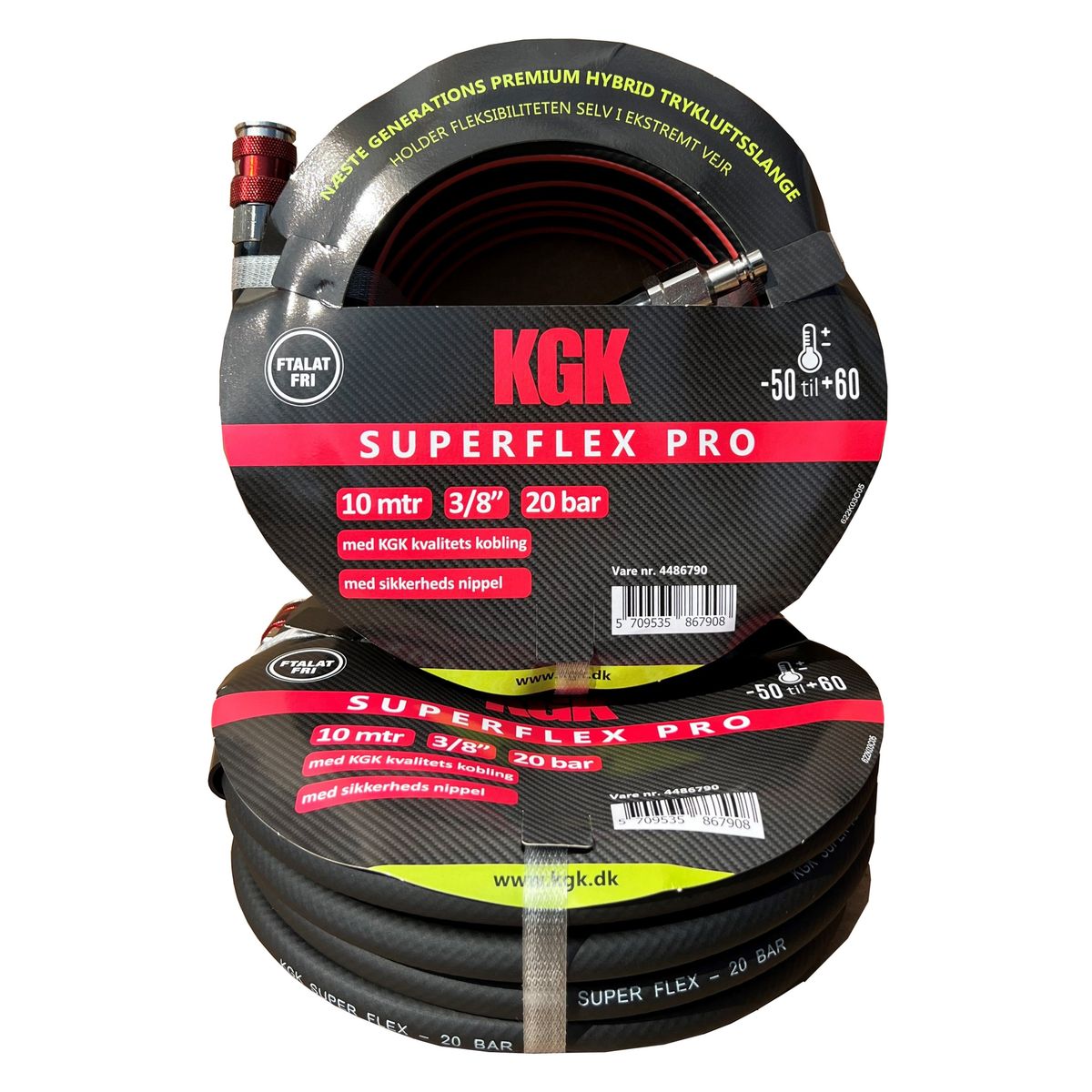 Trykluftslange 3/8" Superflex Pro længde 10 mtr.