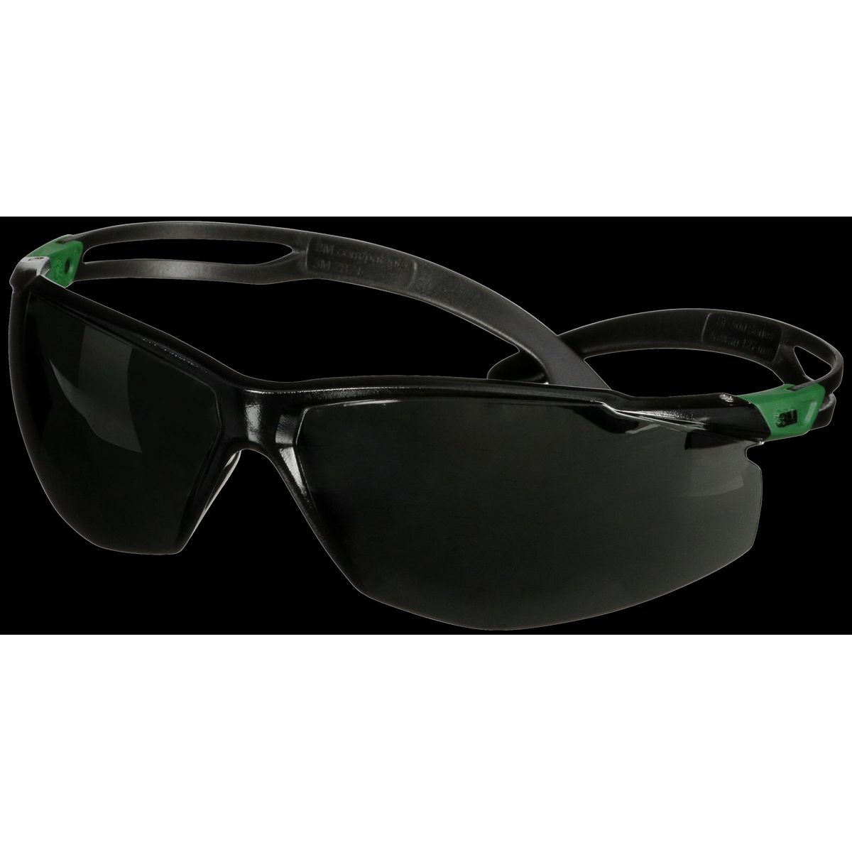 SecureFit 500 besk.brille, sort stel/grå glas DIN5