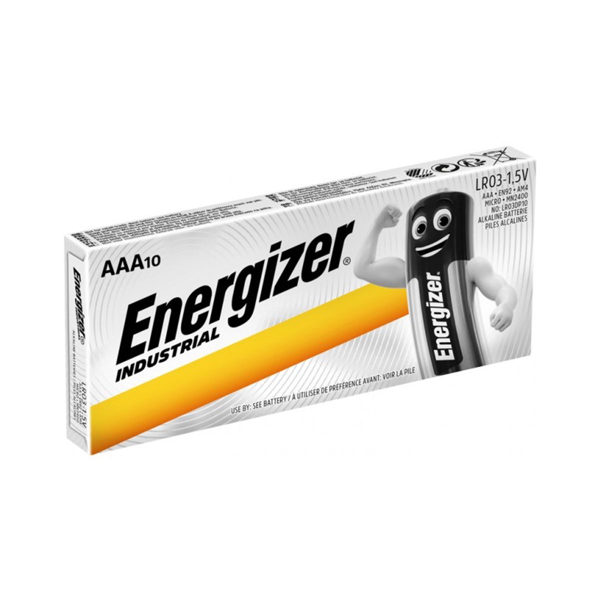 ENERGIZER AAA Alkeline Industrial 1,5V batteri (10 stk.)