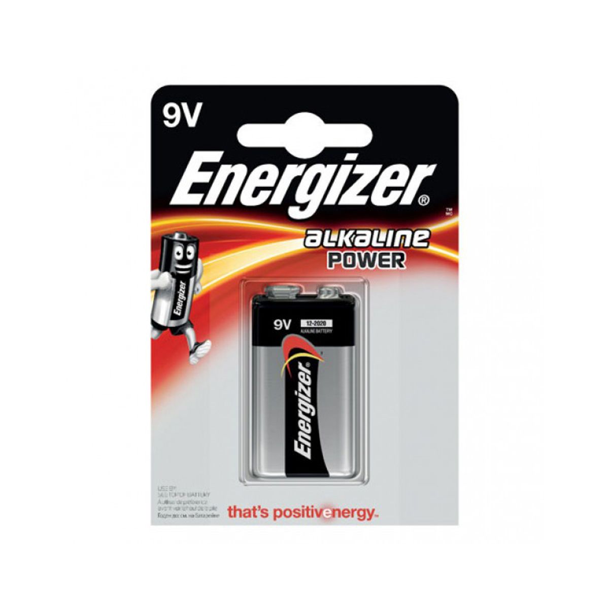 ENERGIZER 9V Alkeline Power batteri (1 stk.)