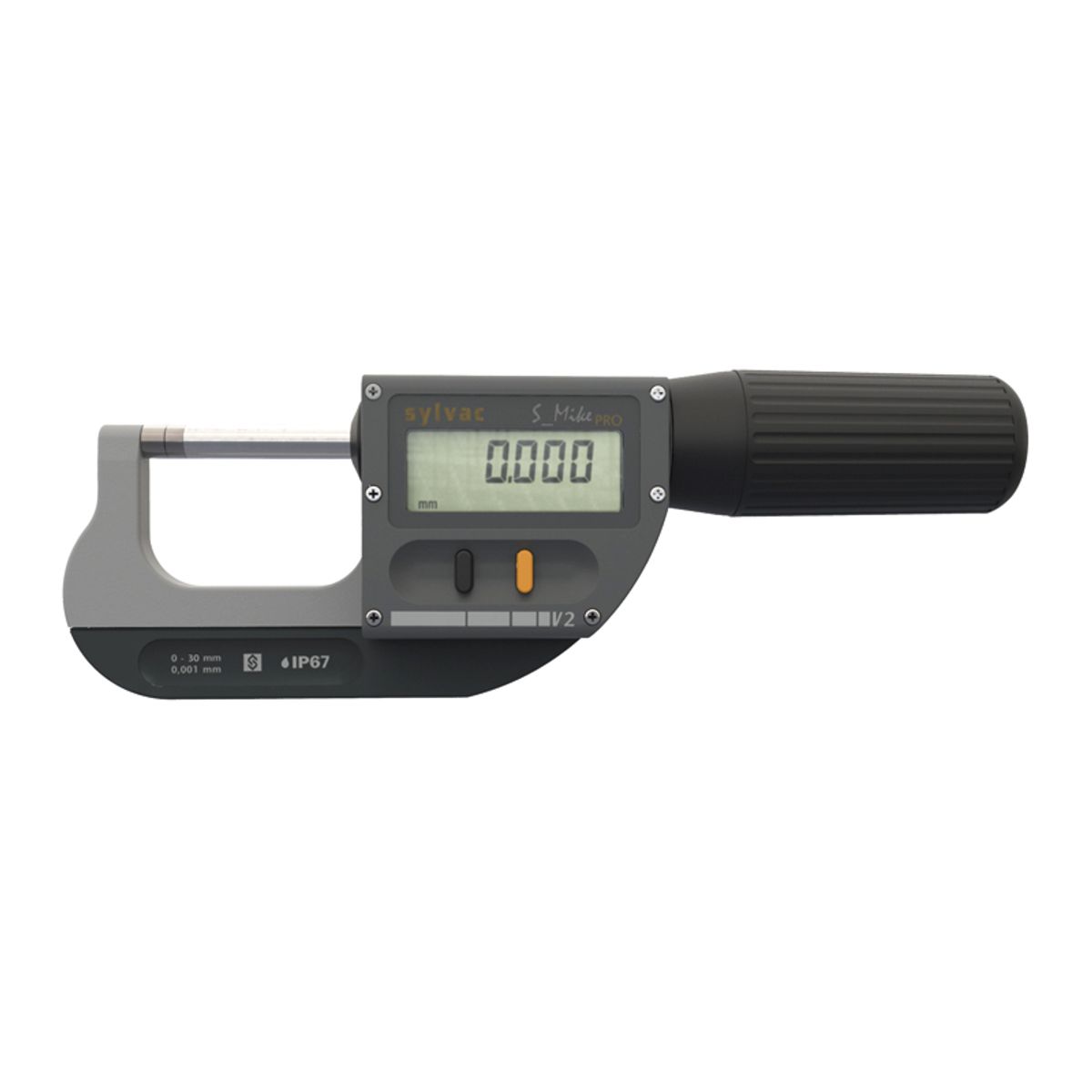 SYLVAC Digital Mikrometer S_Mike Pro IP67 30-66 mm cylindrisk Ø6,5 mm (903.0600)