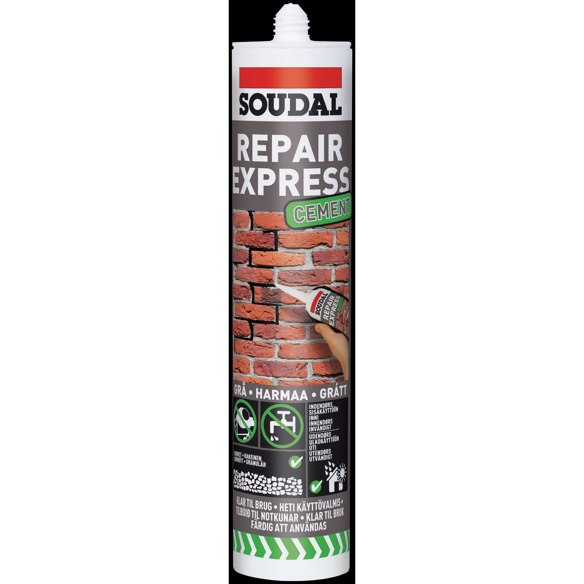 Repair Express Cement spartelmasse 300ml grå