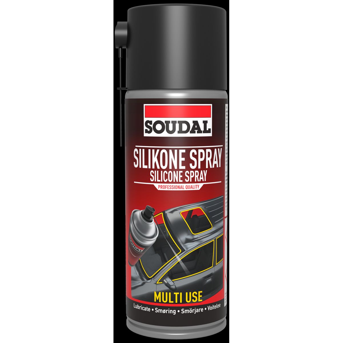 Soudal Silicone klar multispray 400ml