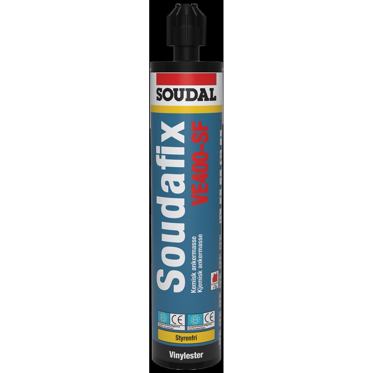 Soudafix VE400-SF kemisk ankermasse 2-komp., 280ml