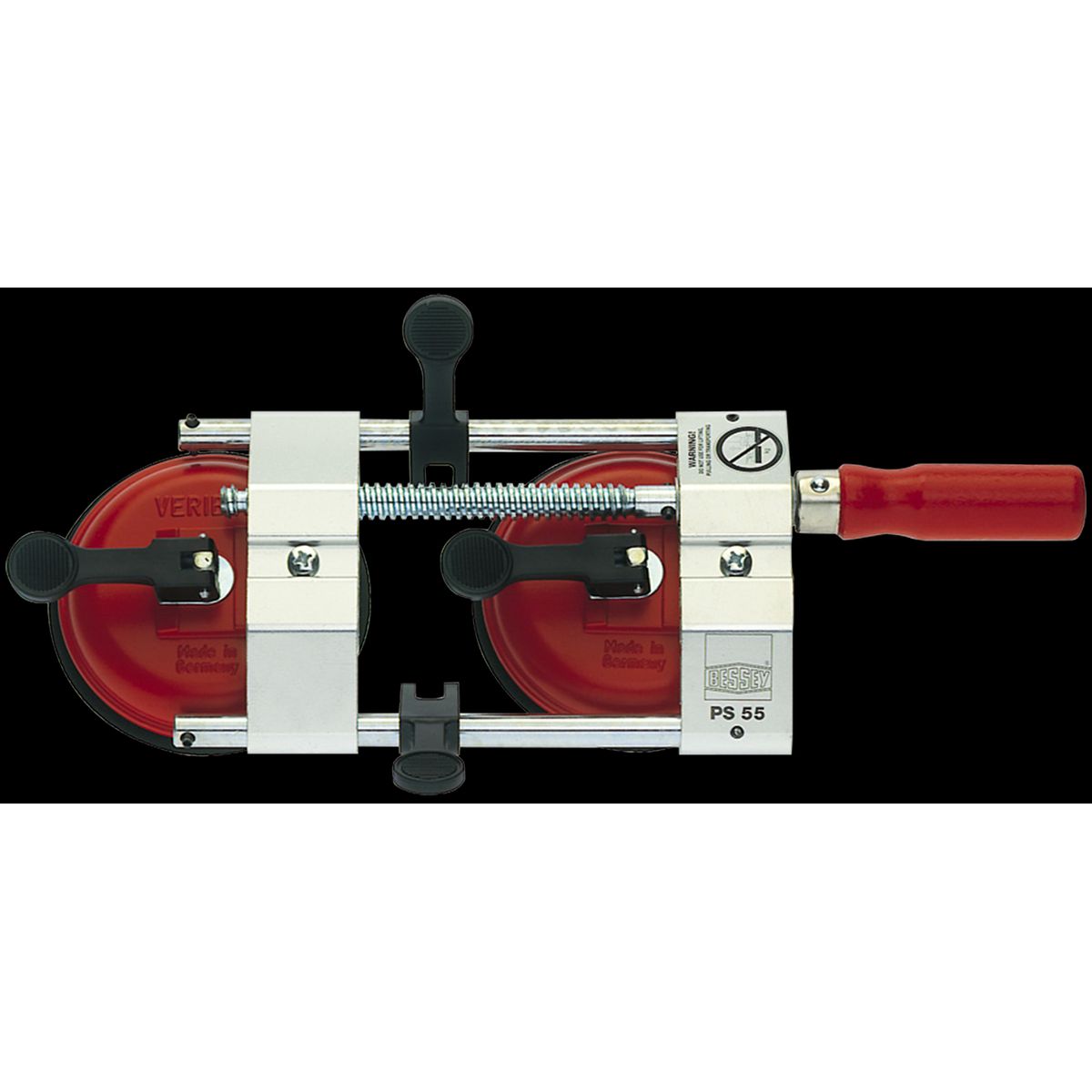 Bessey pladespænder m/sugekop. PS55