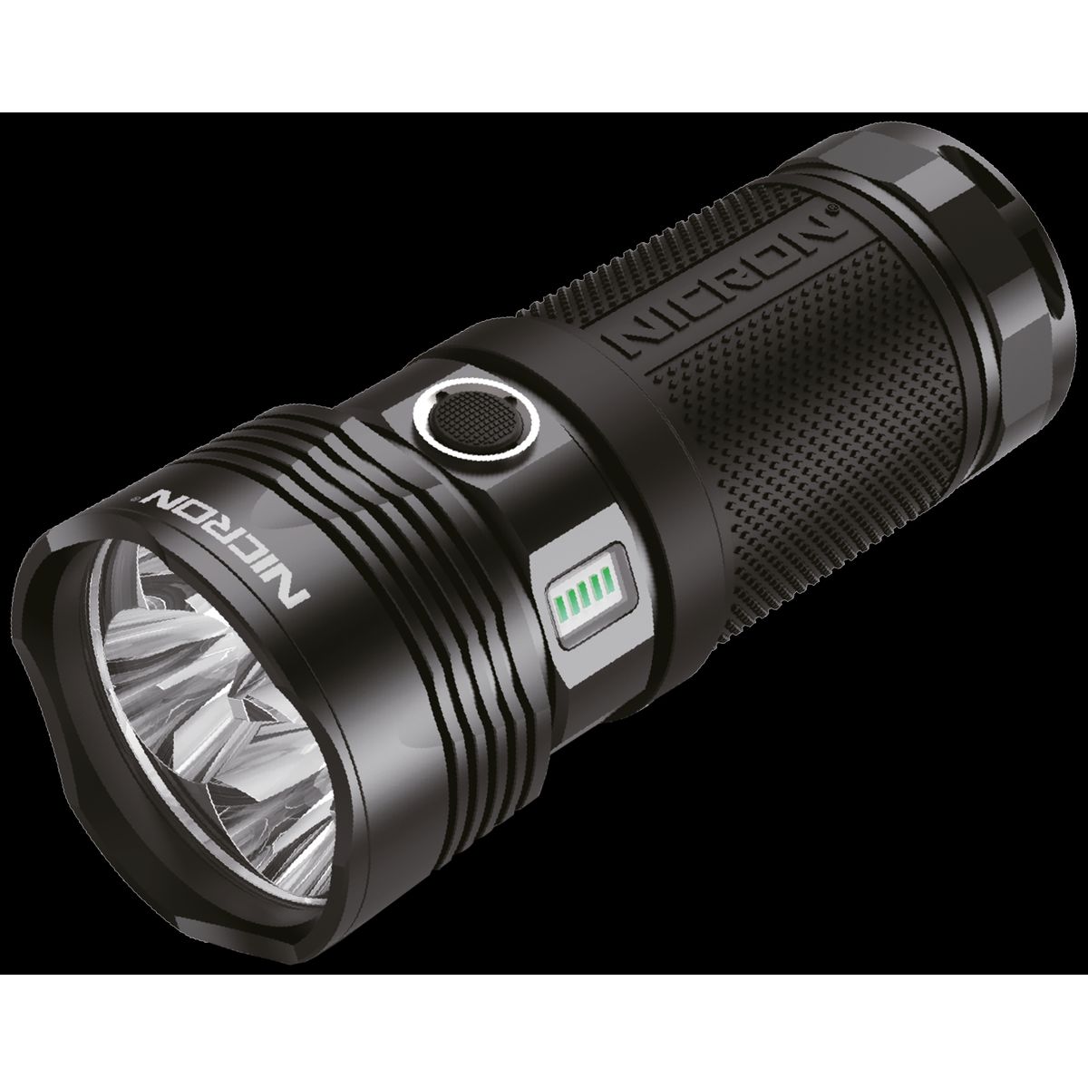 Nicron X-treme håndlygte 12.000 lumen IP67 genopl.