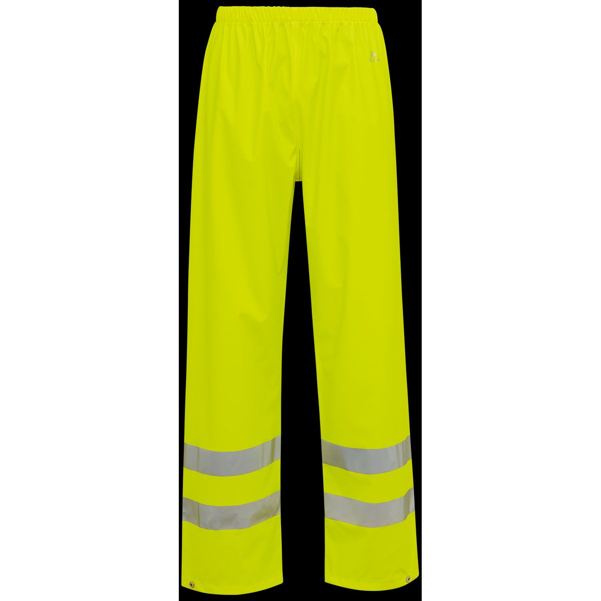 Hi-vis taljeregnbuks m/ refleks 022403R gul Str. S