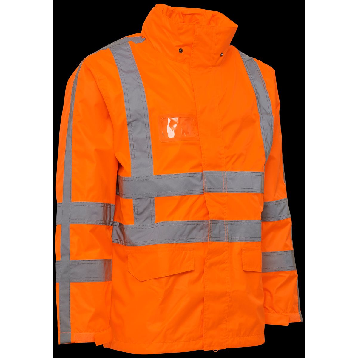 Hi-vis arbejdsregnjakke 086005R orange Str. 5XL