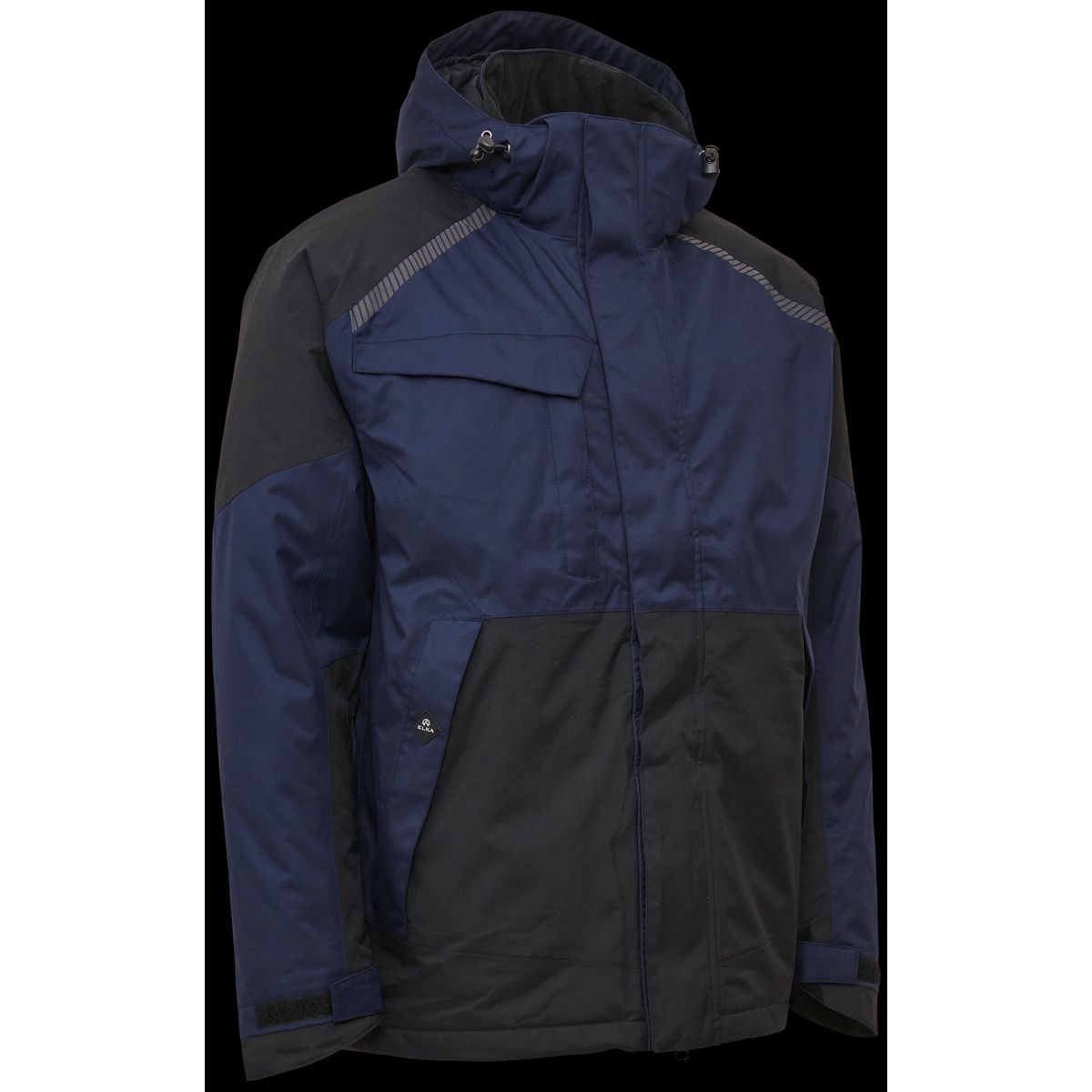 Vinter-arbejdsjakke stretch 186100 navy Str./sort Str. 3XL