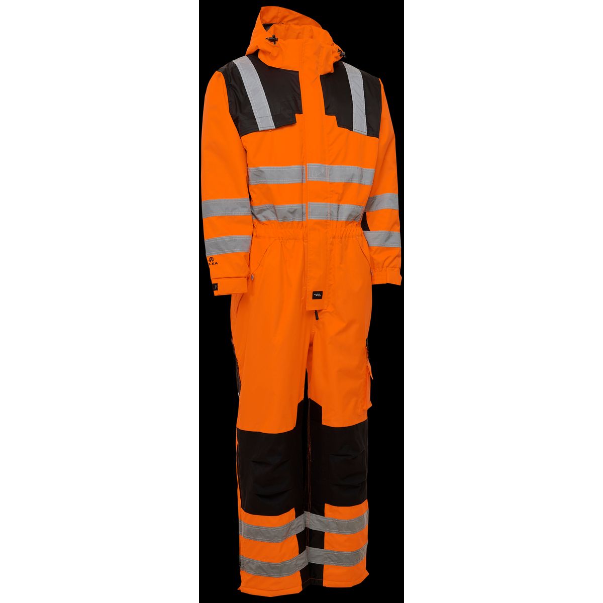 Hi-vis termokedeldragt 088000R orange/sort Str. S