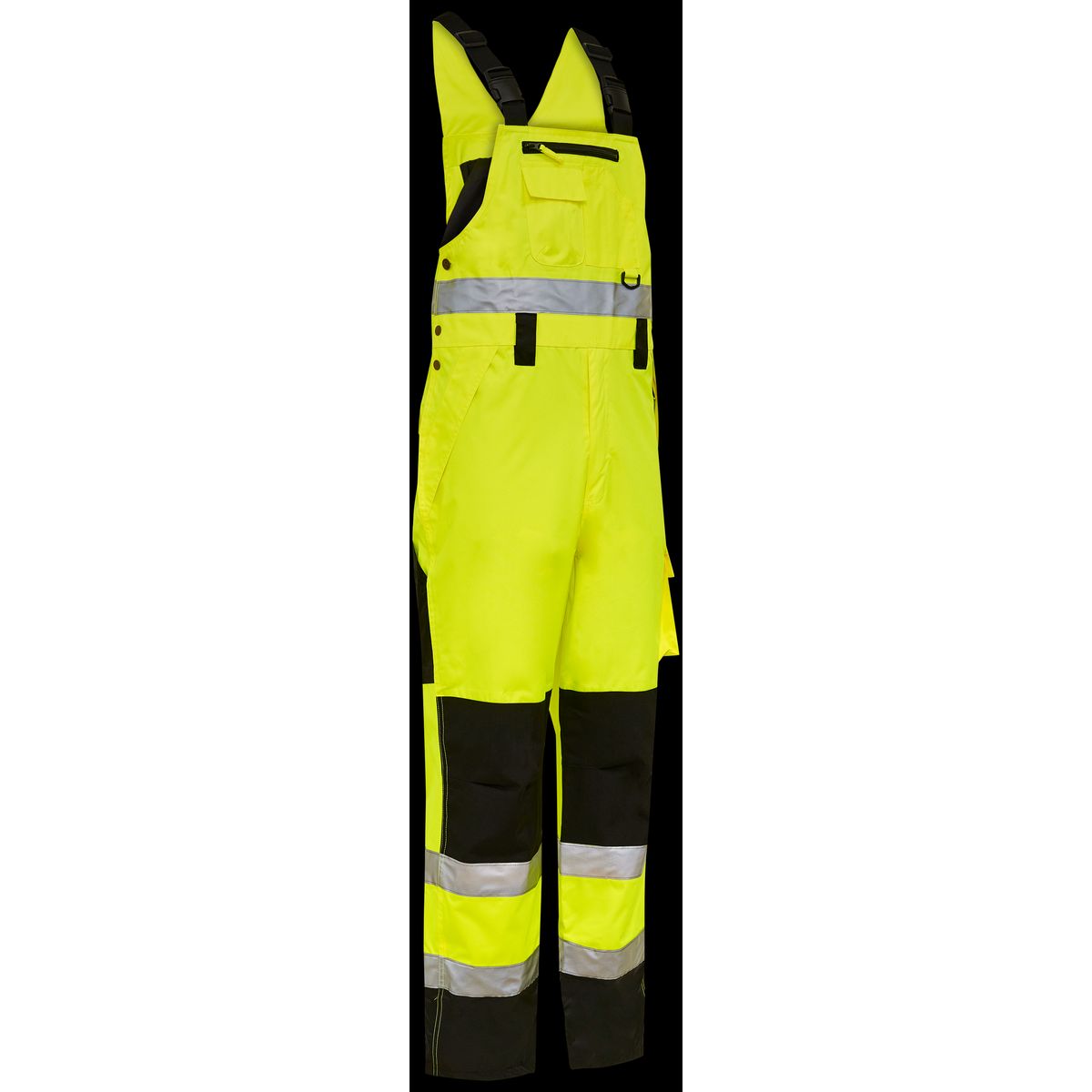 Hi-vis arbejdsoveralls 089900R gul/sort Str. L