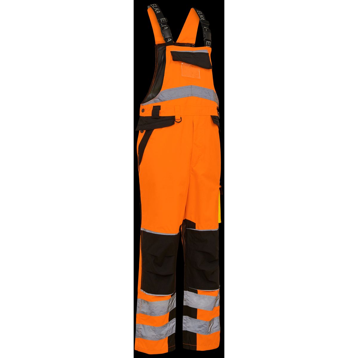 Hi-vis overalls 089904R orange/sort Str. 2XL