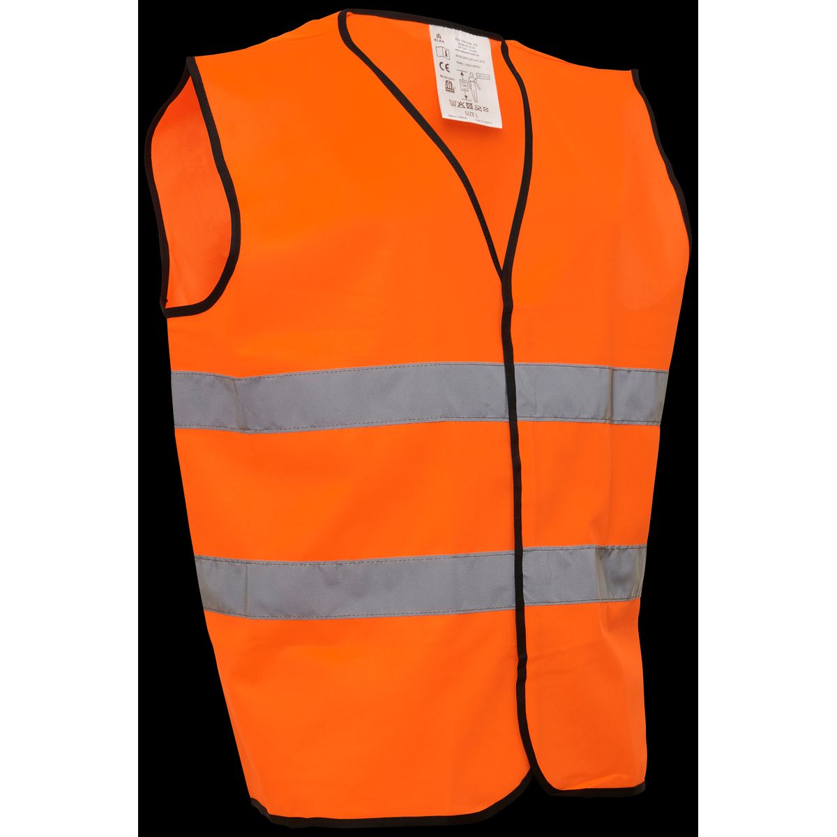 Hi-vis sikkerhedsvest 132201R orange Str. 2XL