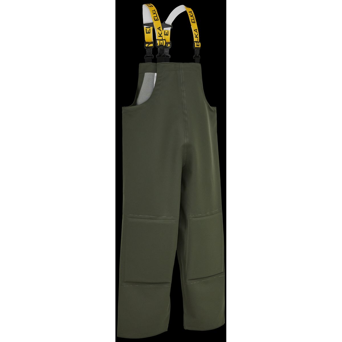 Overall kraftige m/knæforst. PVC 177303 oliven Str. M