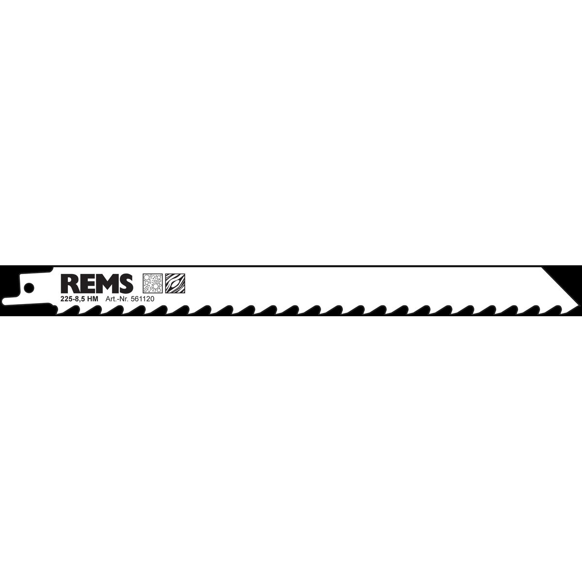 REMS bajonetsavklinge hårdt træ 225-8,5 1/pk