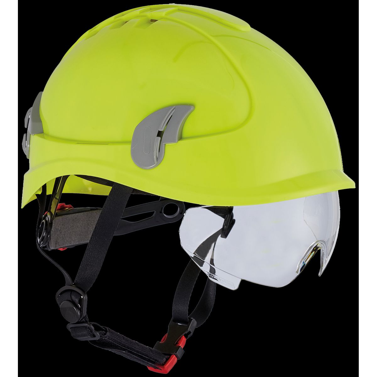 Cerva Alpinworker klatrehjem m/brille, hi-vis gul