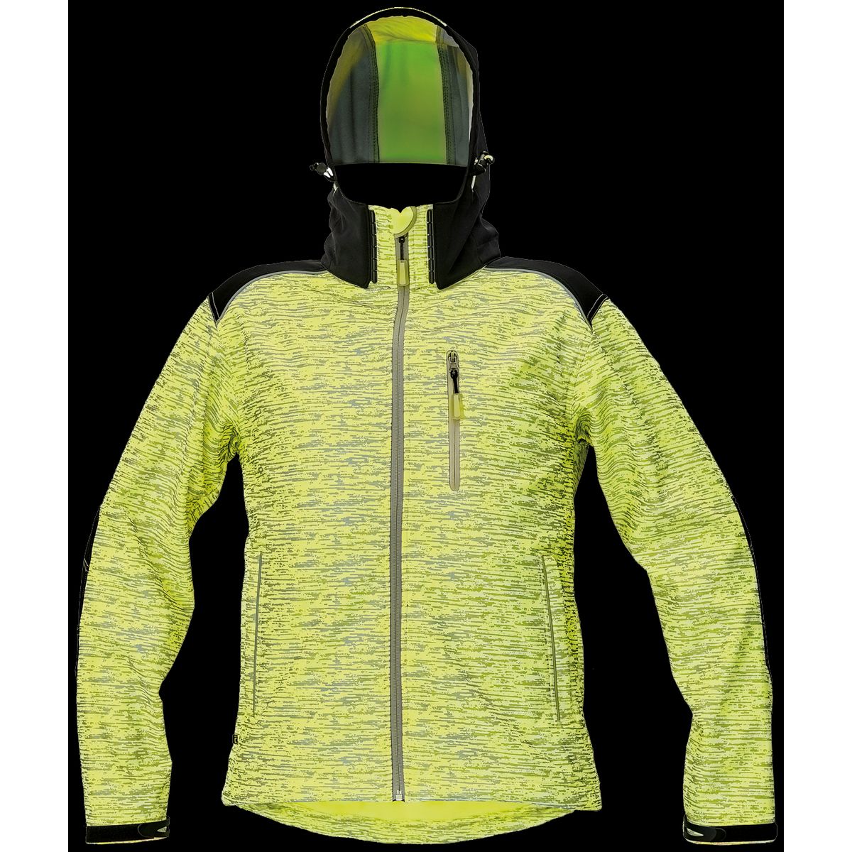 Knoxfield softshell jakke Hi-viz gul XL